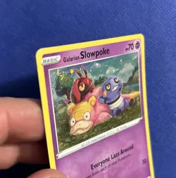 Pokemon TCG Galarian Slowpoke Cosmos SWSH Black Star Promo SWSH126 - NM swirl* - Image 2