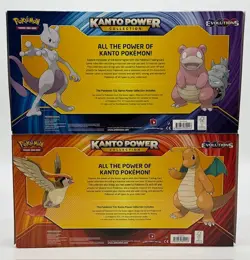 Lot of (2) Pokemon XY Evolutions Kanto Power Collection Mewtwo & Dragonite Boxes - Image 2