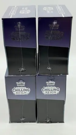 Lot of (4) Pokemon TCG Chilling Reign Elite Trainer Boxes SEALED - Image 4