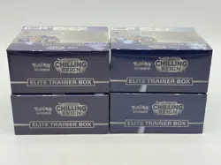 Lot of (4) Pokemon TCG Chilling Reign Elite Trainer Boxes SEALED - Image 5