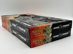 Lot of (2) Pokemon TCG Heavy Hitters Premium Collection Lucario and Tyranitar V - Image 3