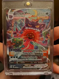 Pokemon Gengar VMAX Fusion Strike Secret Rare Full Alt Art #271 Raw - Image 1