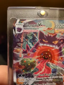 Pokemon Gengar VMAX Fusion Strike Secret Rare Full Alt Art #271 Raw - Image 2