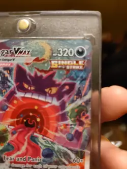 Pokemon Gengar VMAX Fusion Strike Secret Rare Full Alt Art #271 Raw - Image 3