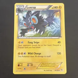 Luxray 34/106 Regular XY: Flashfire RARE Pokemon TCG 2014 - Image 1