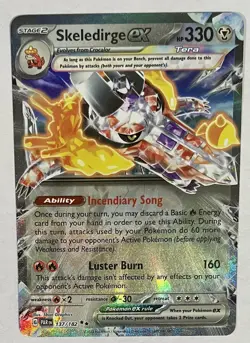 Skeledirge ex 137/182 (Double Rare) Paradox Rift Near Mint Condition Pokemon TCG - Image 1