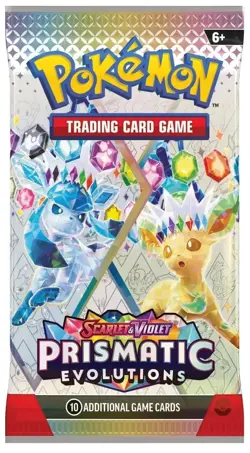 Pokemon TCG Prismatic Evolutions Booster Pack 🔴 FACTORY SEALED Scarlet & Violet - Image 1