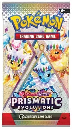Pokemon TCG Prismatic Evolutions Booster Pack 🔴 FACTORY SEALED Scarlet & Violet - Image 4