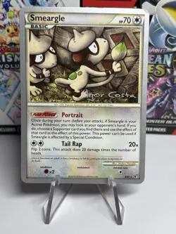 Smeargle World Championships 2012 Promo 8/90 Igor Costa Rare Pokemon - Image 1