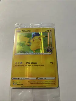 Pokemon TCG: Pikachu Holo Rare Sealed Promo Pokemon Go Go- 028/078 - Image 2