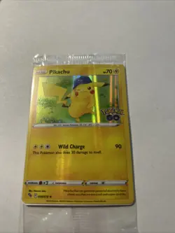 Pokemon TCG: Pikachu Holo Rare Sealed Promo Pokemon Go Go- 028/078 - Image 3