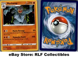 2020 Pokemon, Sword & Shield Promos, #SWSH053 Machamp, Black Star Promo - Image 1