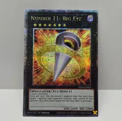 Yu-Gi-Oh! TCG Number 11: Big Eye RA04-EN062 QCR Stampede NM/M GEM - Image 1