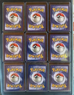Pokemon (9) Fossil 1st Ed. Cards - Ditto 18, Hypno 23, Hitmonlee 22, Magneton 26 - Image 2