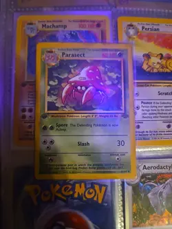 Pokemon TCG Parasect Jungle Card 41/64 1st Edition 1999 - Image 1