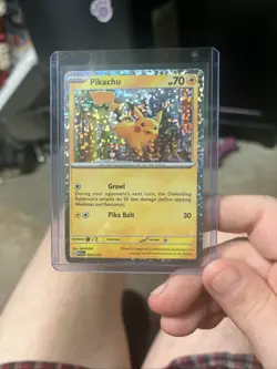 Pokemon TCG Confetti Holo Rare Pikachu Card 006/015 McDonald's 2023 Promo MINT - Image 1