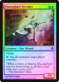 Dawnglare Invoker FOIL Rise of the Eldrazi PLD White Common MTG CARD ABUGames - Image 1