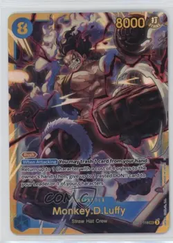 2025 One Piece Card Game: A Fist of Divine Speed OP11 SEC Monkey D Luffy - Image 1