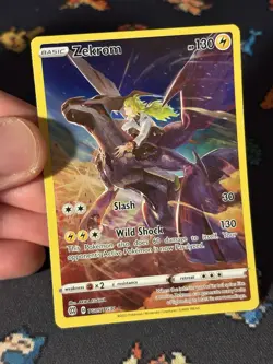 Pokemon Cards Zekrom TG05/TG30 Full Art Secret Rare Brilliant Stars - (NM) #3 - Image 2