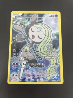 Meloetta XY120 Promo Pokemon Card TCG Full Art 2016 - Image 1