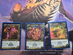 World of Warcraft TCG Card Lot with 3 Foil 360+ cards some duplicates - Image 4