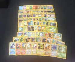 1999 Pokemon Base Set COMPLETE Unlimited NON HOLO Cards #17-102 - Image 1