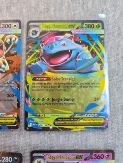 Pokemon Mega Evolutions Ex Lot Pokemon TCG Mega Evolutions 6 EX Cards - Image 4