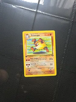 Primeape Jungle Regular Card 43/64 1st Edition Pokemon - Image 1