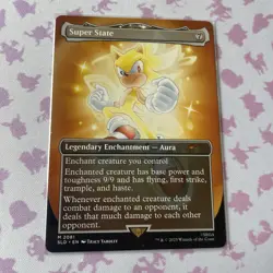 MTG Super State Secret Lair Drop Regular Card Sonic - Image 1