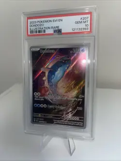 Scarlet & Violet Base Set Dondozo Illustration Rare Card #207/198 PSA 10 - Image 1