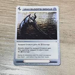 Van Bloot's Sickle Turn of the Tide Battlegear Super Rare Chaotic TCG 72/100 - Image 2