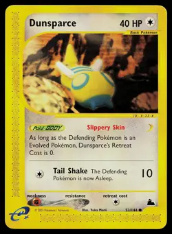 Pokemon Card - Dunsparce Skyridge 53/144 Non Holo - Image 1