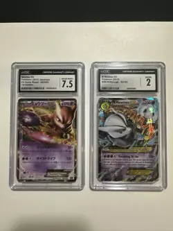Graded Pokemon TCG 2 Card Mewtwo Lot! CGC Graded Vintage Mega Mewtwo! - Image 1