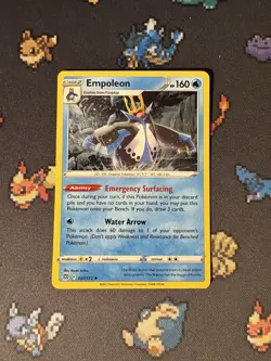 Pokemon Cards Empoleon 037/172 Cosmos Holo Promo - (NM) *SWIRL* #2 - Image 1