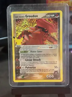 2004 Groudon - 9/95 - Ultra Rare Holo Foil - Celebrations Pokemon Card NM - Image 1