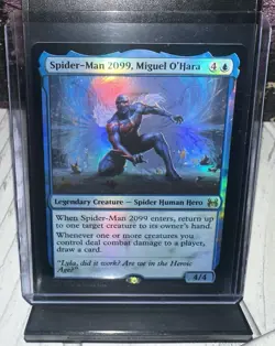Spider-Man 2099, Miguel O'Hara - Marvel's Spiderman: Legal-Eternal MTG SDCC 2025 - Image 1
