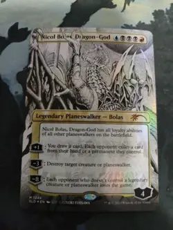 Nicol Bolas, Dragon-God (Borderless) Secret Lair Drop Foil - Image 1