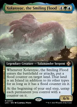 Xolatoyac, the Smiling Flood - Foil Extended Art LCC LP MTG - Image 1
