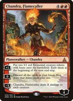 Chandra, Flamecaller - Foil OGW LP MTG - Image 1