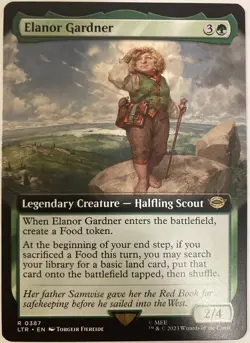 MTG Rare Elanor Gardner x 1 NM - The Lord of the Rings Extended Art 0387 - Image 1
