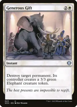 1x Generous Gift NM Eng MTG - Starter Commander - Image 1
