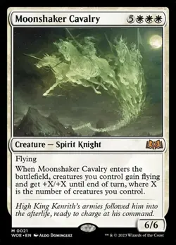 Moonshaker Cavalry WOE NM MTG - Image 1