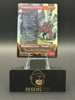 Summon: G.F. Cerberus 0368 (Borderless) Final Fantasy Foil mtg english - Image 1