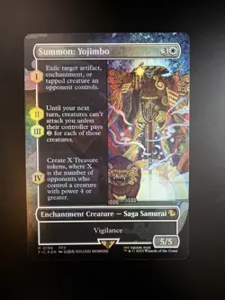 MTG Final Fantasy English Summon: Yojimbo Borderless 0196 Foil - Image 1