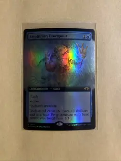 MTG Amphibian Downpour MH3 0449 R NM Extended Art FOIL - Image 2