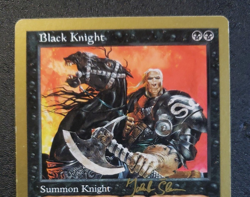 black knight world CHAMPIONSHIP SEATTLE 1997 mtg gold border (DS3D1C2) - Image 3