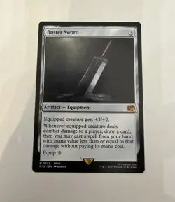 Buster Sword (M0255) Mythic Non-Foil - MTGFinal Fantasy - Image 1