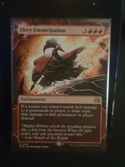 Fiery Emancipation Wilds of Eldraine: Enchanting Tales Regular - Image 1