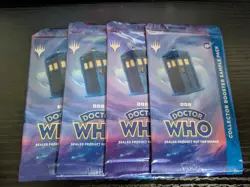 4x MTG Doctor Who Collector Booster Sample Pack Dr WHO BBC Magic The Gathering - Image 1