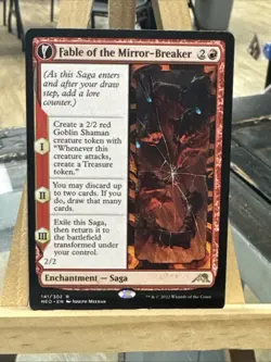 MTG *Fable of the Mirror-Breaker* (NM) Kamigawa Neon Dynasty Magic the Gathering - Image 1